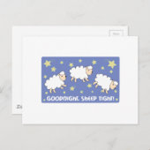 Gute Nacht. Schafhut! Postkarte (Vorne/Hinten)