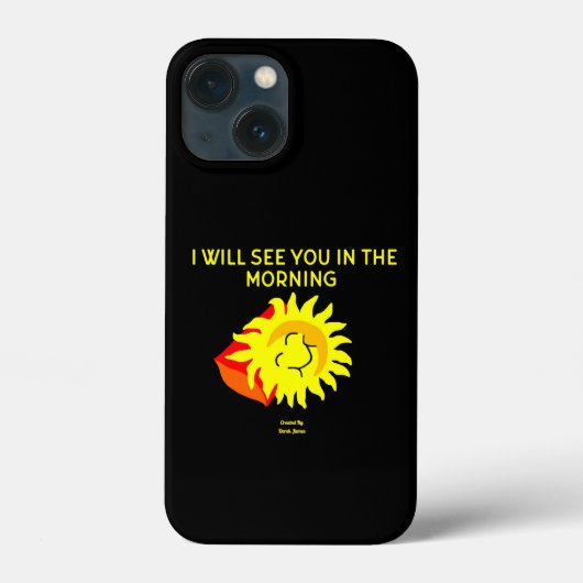 Gute Nacht Sun Apple iPhone 13 Mini-Fall Case-Mate iPhone Hülle (Rückseite)
