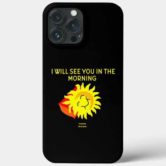 Gute Nacht Sun Apple iPhone 13 Pro Max Fall Case-Mate iPhone Hülle (Rückseite)