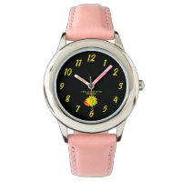 Gute Nacht Sun Kids Pink Leather Watch