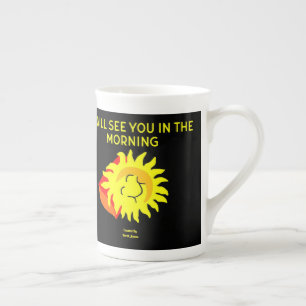 Gute Nacht Sun Knochen China Tasse