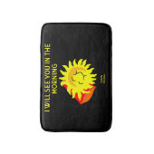 Gute Nacht Sun Small Bath Mat Badematte (Vorderseite Vertikal)