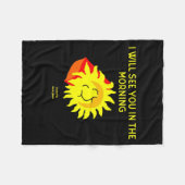 Gute Nacht Sun Small Fleece Blankon (Vorderseite (Horizontal))