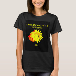 Gute Nacht Sun Women's Black Basic T-Shirt