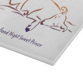 Gute Nacht SüßPrinz (Hund) Schneidebrett (Ecke)