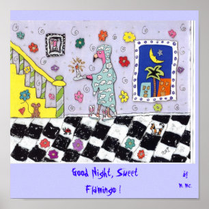 Gute Nacht, Sweet Flamingo ! Poster