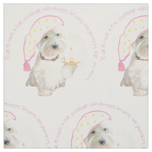 Gute Nacht Westie Stoff