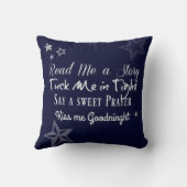 gute Nacht Wünsche Kissen (Rückseite)