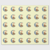 Gute Nachtkoala-Mond Geschenkpapier (Flach)