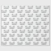 Gute nächtliche Eyelashes Feminine Relaxation Desi Geschenkpapier (Flach)