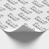 Gute nächtliche Eyelashes Feminine Relaxation Desi Geschenkpapier (Ecke)