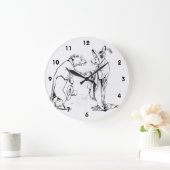 Gute Nachtmäuse Große Wanduhr (Zuhause)