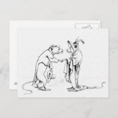 Gute Nachtmäuse Postkarte (Vorne/Hinten)
