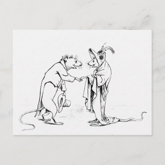 Gute Nachtmäuse Postkarte (Vorderseite)