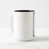 Gute Nachtmäuse Zweifarbige Tasse (Vorderseite Links)