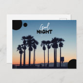 Gute Nachtpostkarte Postkarte (Vorne/Hinten)