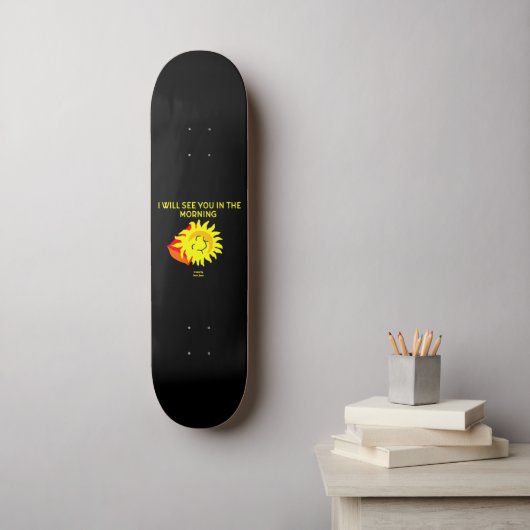 Gute Nachtruhe Skateboard (Wandkunst)