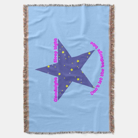 Gute Nachtschlaf-Star Decke (Vorderseite Vertikal)