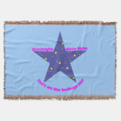 Gute Nachtschlaf-Star Decke (Vorderseite)