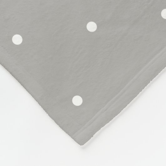 Gute Nachtschwärmer Lama & Polka Punkte Fleecedecke (Ecke)