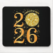 Gute neue Jahre Feuerwerke 2026 Mousepad (Vorne)