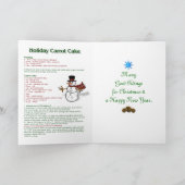 Gute Neuigkeiten Feiertagskarte (Innenseite)