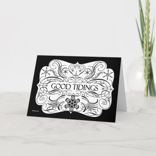 Gute Neuigkeitens-Gruß-Karte Feiertagskarte (Vorderseite)