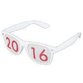 Gute Neujahrsbrille 2016 Sonnenbrille (Schrägansicht)