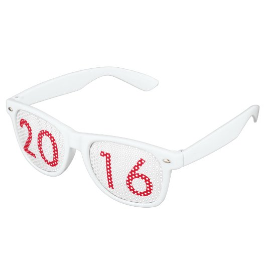 Gute Neujahrsbrille 2016 Sonnenbrille (Schrägansicht)