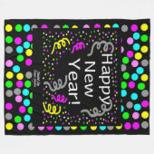 Gute Neujahrsgrüße Große Fleece (Vorderseite (Horizontal))