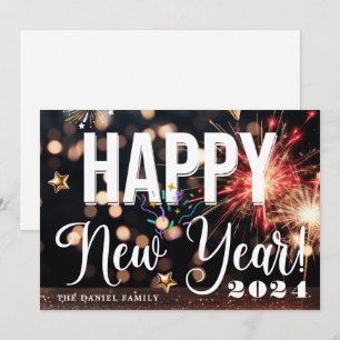 Gute Neujahrskarten Einladung