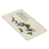 Gute Neujahrsvögel Magnet (Rechte Seite)