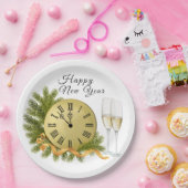 Gute Neujahrszeit Pappteller (Party)