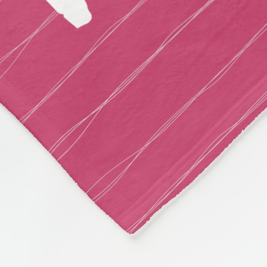 Gute Nickerchen - Hot Pink Fleece Blankon (Ecke)