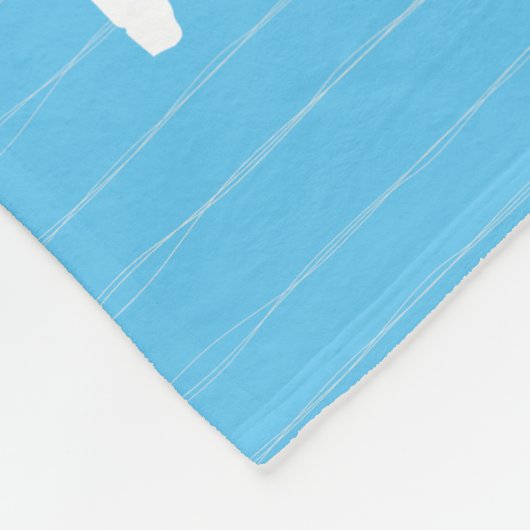 Gute Nickerchen - Sky Blue Fleece Blankon (Ecke)