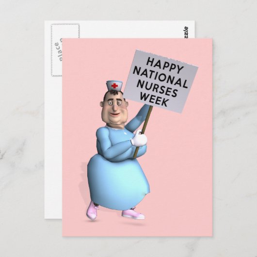 Gute Nurses Week! Postkarte (Vorne/Hinten)