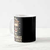 Gute Omas sagen böse Wörter Skelett Schädel Leopar Kaffeetasse (Vorderseite Links)