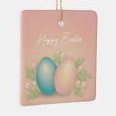 Gute Ostereier und Frühlingsblumen Keramikornament (Rechts)