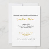 Gute Party Einladung für den Hunde Humor (Rückseite)