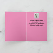 Gute Pensionierung aus allen USA Hummingbird Card Karte (Innenseite)