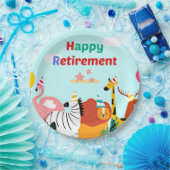 Gute Pensionierung. Lasst uns Party machen! Pappteller (Party)