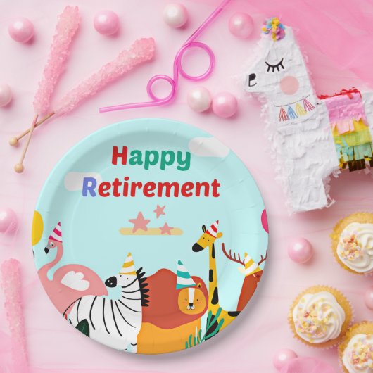 Gute Pensionierung. Lasst uns Party machen! Pappteller (Party)