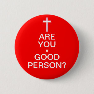 Gute Person?Button Button