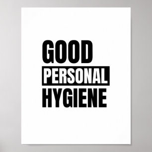 Gute persönliche Hygiene Poster