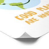 Gute Planeten sind schwer zu finden Earth Day Post Poster (Ecke)