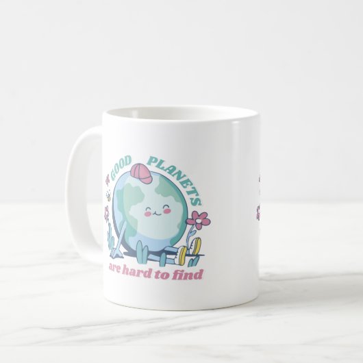 Gute Planeten sind schwer zu finden, Tasse des Erd (Vorderseite Links)