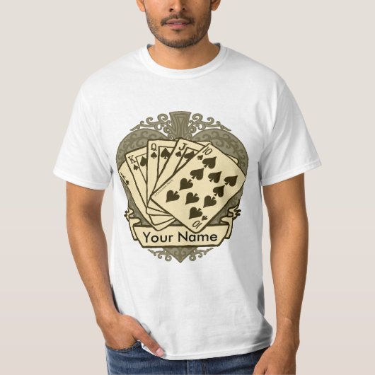 Gute Poker Hand T-Shirt (Vorderseite)