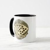 Gute Poker Hand Tasse (Vorderseite Links)