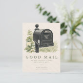 Gute Post Schneckenpost Postkarte (Stehend Vorderseite)