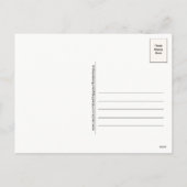Gute Post Schneckenpost Postkarte (Rückseite)